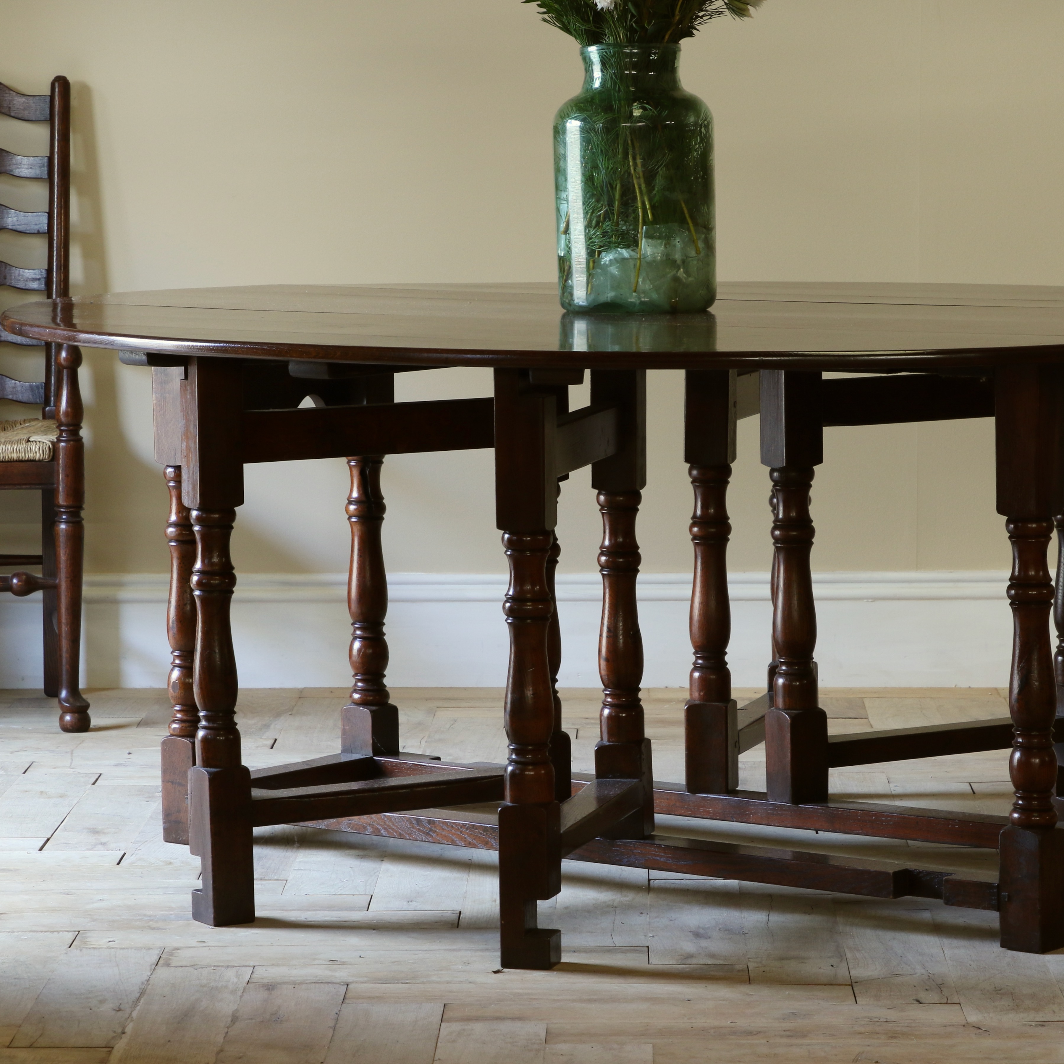 Gate-Leg Table and Chairs